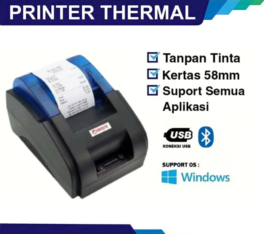 PRINTER STRUK 58 KASIR